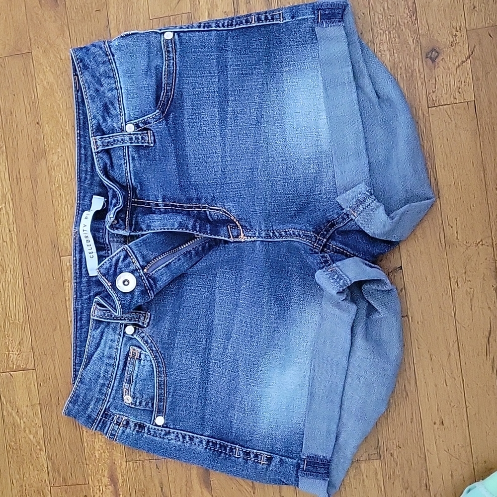 Denim shorts. Celebrity pink brand. Size 3